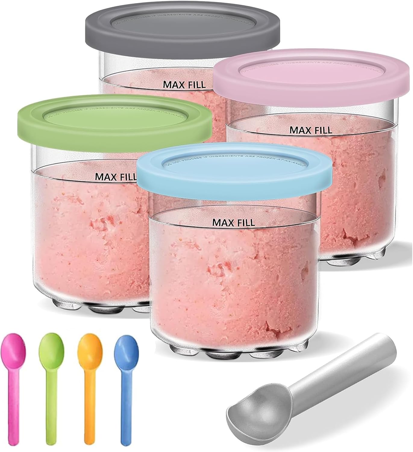Ninja Slushie Machine 4 Pack Containers Extra Replacement